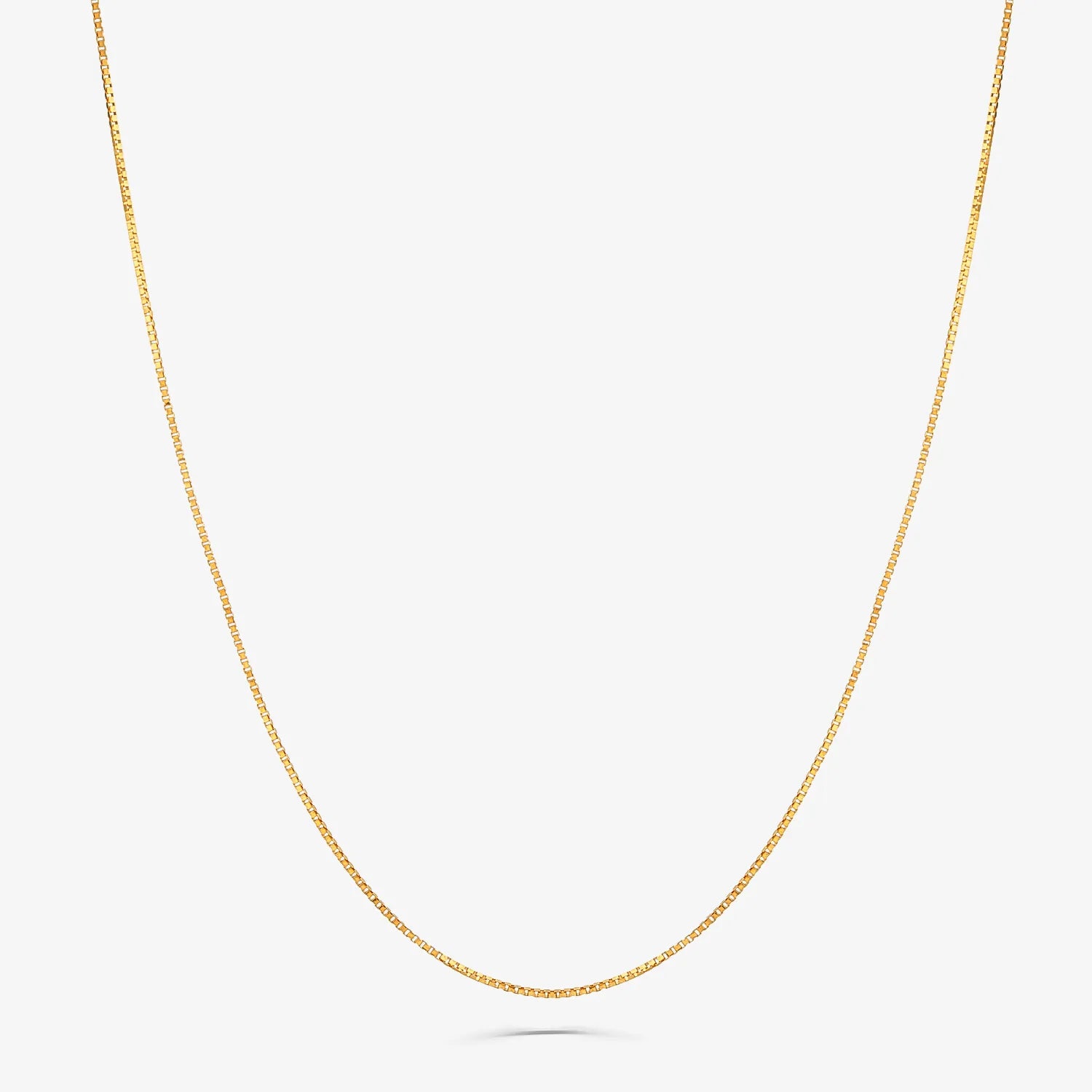 Corrente Malha Veneziana em Ouro Amarelo 18k - 50 cm