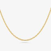 Corrente Malha Cartier em Prata 925 com Banho de Ouro Amarelo 18k - 45 cm