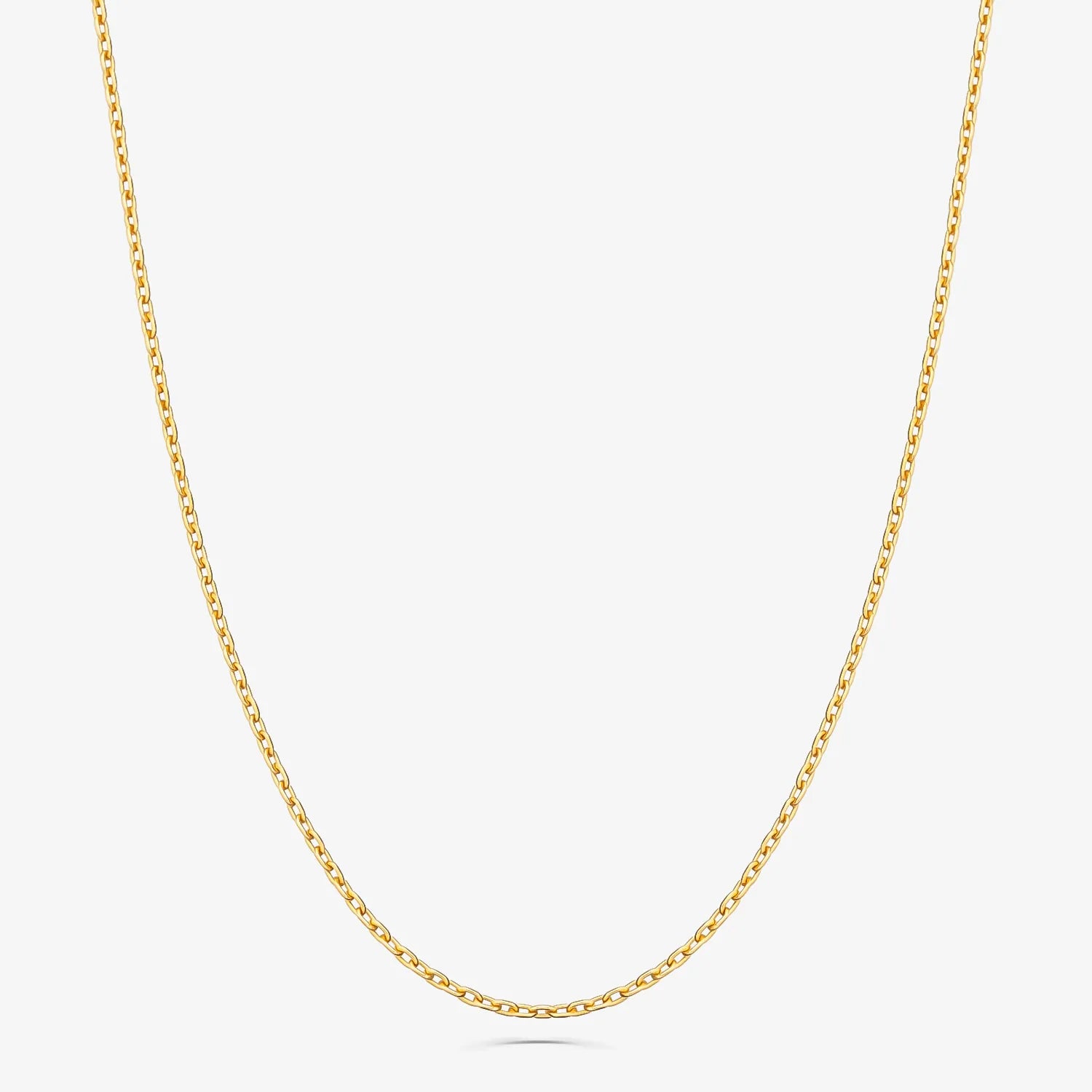 Corrente Malha Cartier em Prata 925 com Banho de Ouro Amarelo 18k - 45 cm