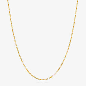 Corrente Malha Cartier em Prata 925 com Banho de Ouro Amarelo 18k - 45 cm