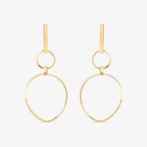 Argolas Brinco em Ouro Amarelo 18k