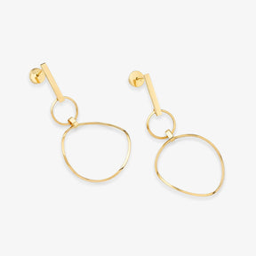 Argolas Brinco em Ouro Amarelo 18k