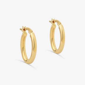 Argolas Brinco em Ouro Amarelo 18k