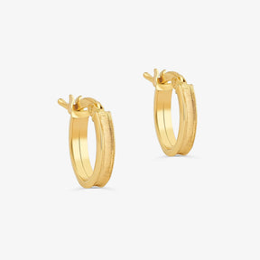 Argolas Brinco em Ouro Amarelo 18k